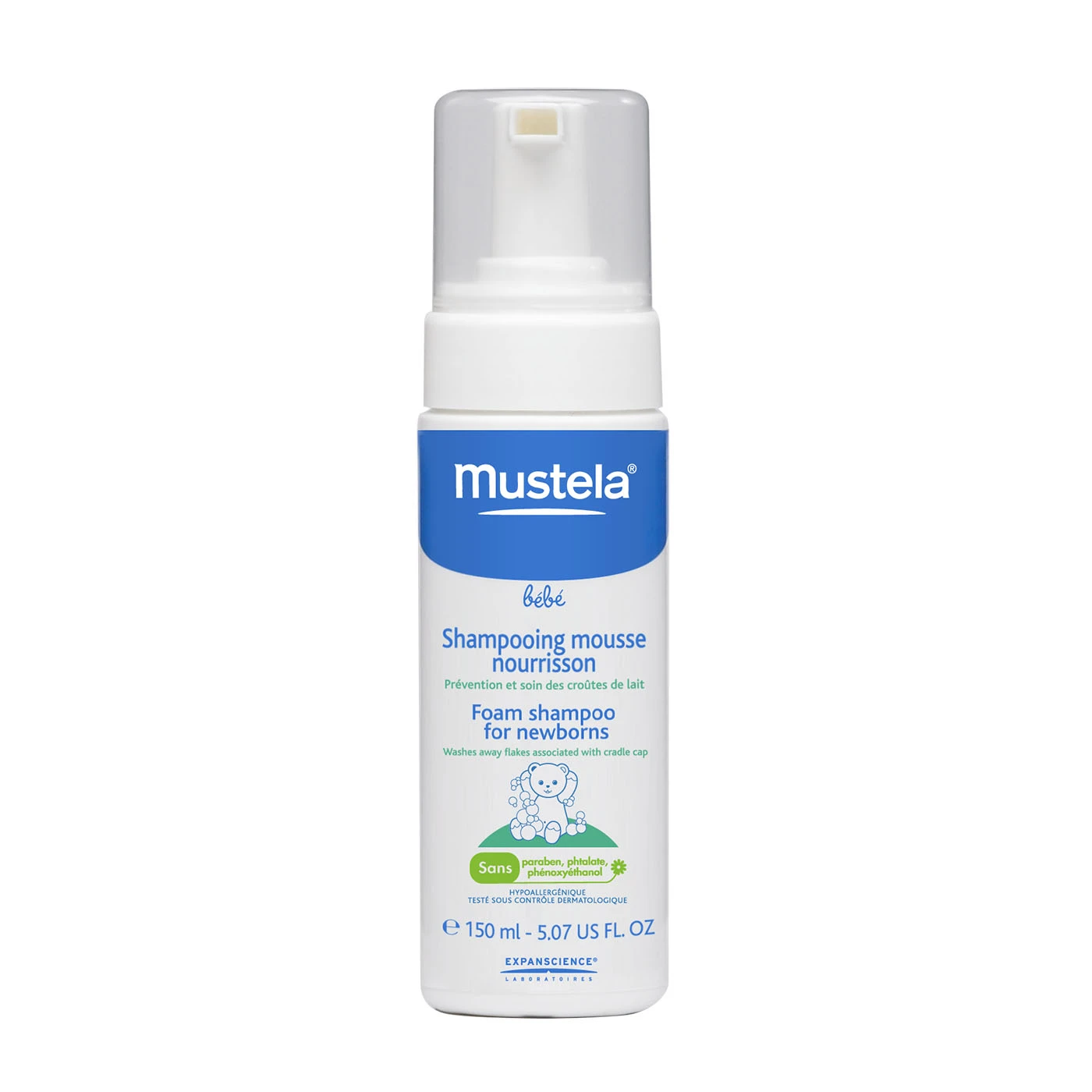 Mustela Shampoo Mousse Neonato 150ml 1 Mustela Shampoo Mousse Neonato 150ml