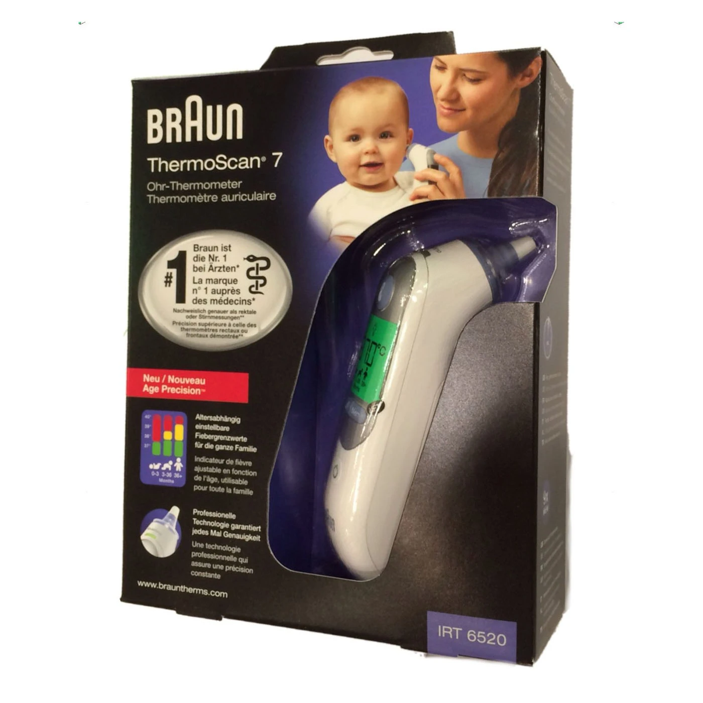 Braun Termometro Thermoscan 7 2 Braun Termometro Thermoscan 7 - immagine 2