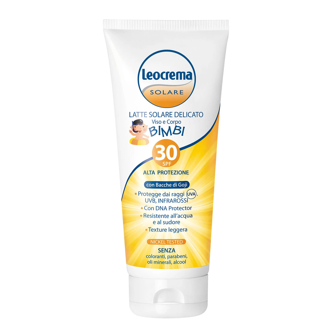 Leocrema Solare Baby SPF 30 Con Bacche Di Goji 1 Leocrema Solare Baby SPF 30 Con Bacche Di Goji