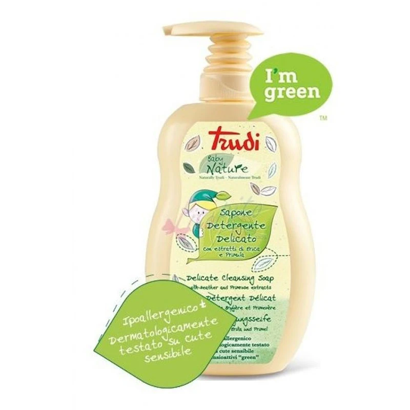 Sapone Detergente Delicato 400ml Trudi Baby Nature 1 Sapone Detergente Delicato 400ml Trudi Baby Nature