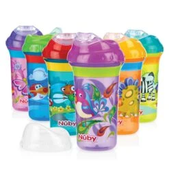 Nuby Borraccia Con Beccuccio In Silicone E Chiusura Clik-It 270 Ml