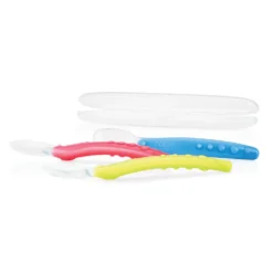 Nuby Cucchiaino In Silicone Con Custodia