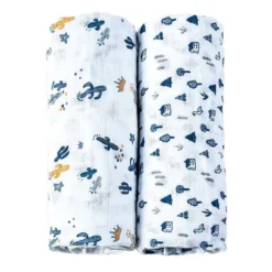 Set Baby Swaddle Cactus-Fattoria I Coccolosi (2 Pezzi)