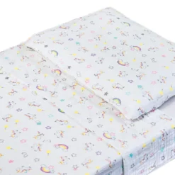 Set Lenzuolo Sopra + Federa Unicorni I Coccolosi
