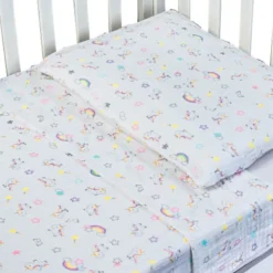 Set Lenzuolo Sopra + Federa Unicorni I Coccolosi -Bambino Prodotti Negozio 0021357 set lenzuolo sopra federa unicorni i coccolosi