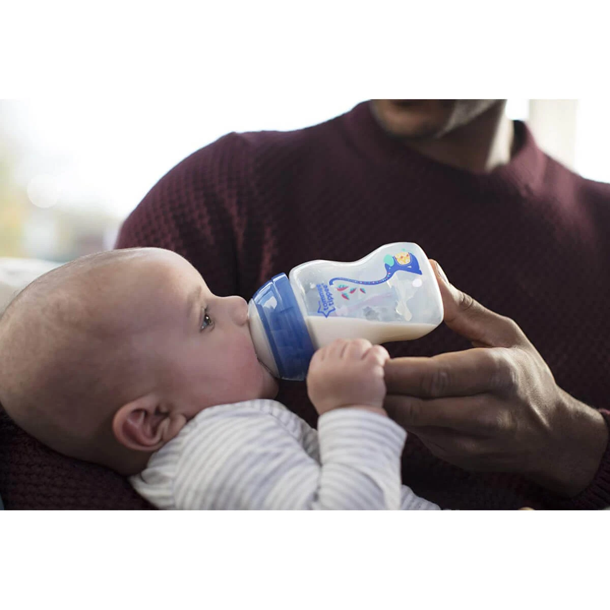 Tommee Tippee Biberon Anti Colica Da 340ml 3m+ Blu 5 Tommee Tippee Biberon Anti Colica Da 340ml 3m+ Blu - immagine 5