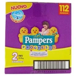 Pampers® Pannolini Progressi Mini 2 Quadripack 112 Pezzi -Bambino Prodotti Negozio 0028248 pannolini progressi mini 2 quadripack 112 pezzi