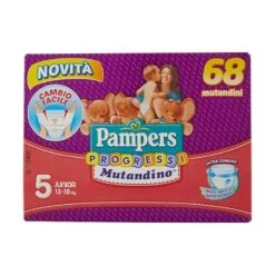 Pampers® Pannolini Mutandina Progressi Junior 5 Quadripack 68 Pezzi
