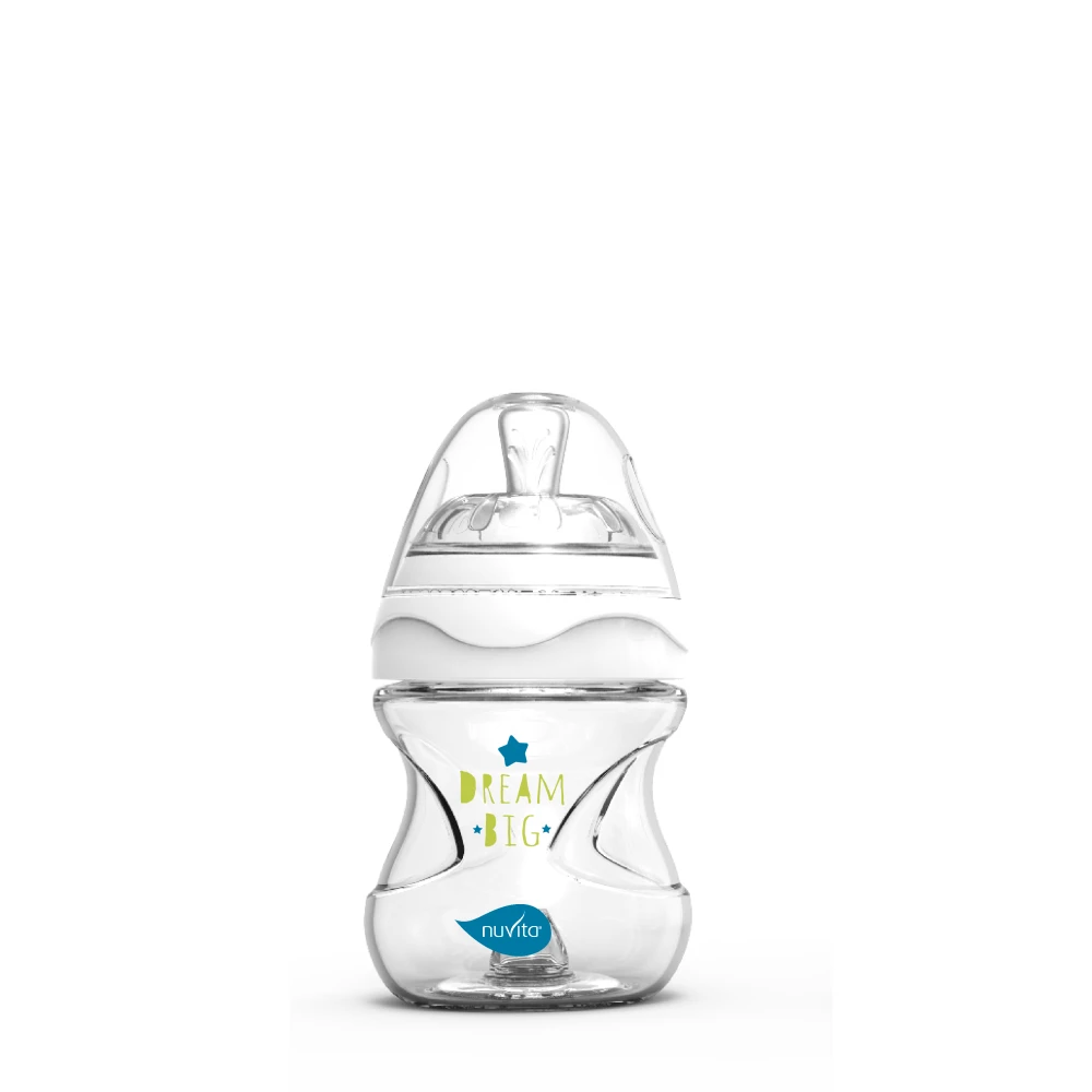 Mimic Collection 150 Ml Biberon Con Valvola Riduci Coliche Bianco 1 Mimic Collection 150 Ml Biberon Con Valvola Riduci Coliche Bianco