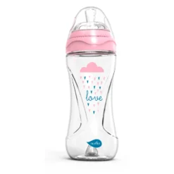 Mimic Collection 330 Ml Biberon Con Valvola Riduci Coliche Rosa