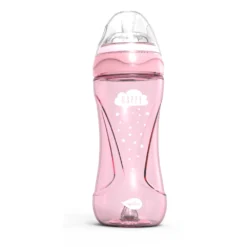 Mimic Cool 330 Ml Biberon Con Valvola Riduci Coliche Rosa
