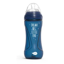 Mimic Cool 330 Ml Biberon Con Valvola Riduci Coliche Blu