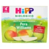 Hipp Frutta Grattugiata Bio Pera Williams 4pz X 100 G