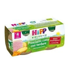 Hipp Omogeneizzato Bio Prosciutto Con Verdure 2 X 80g