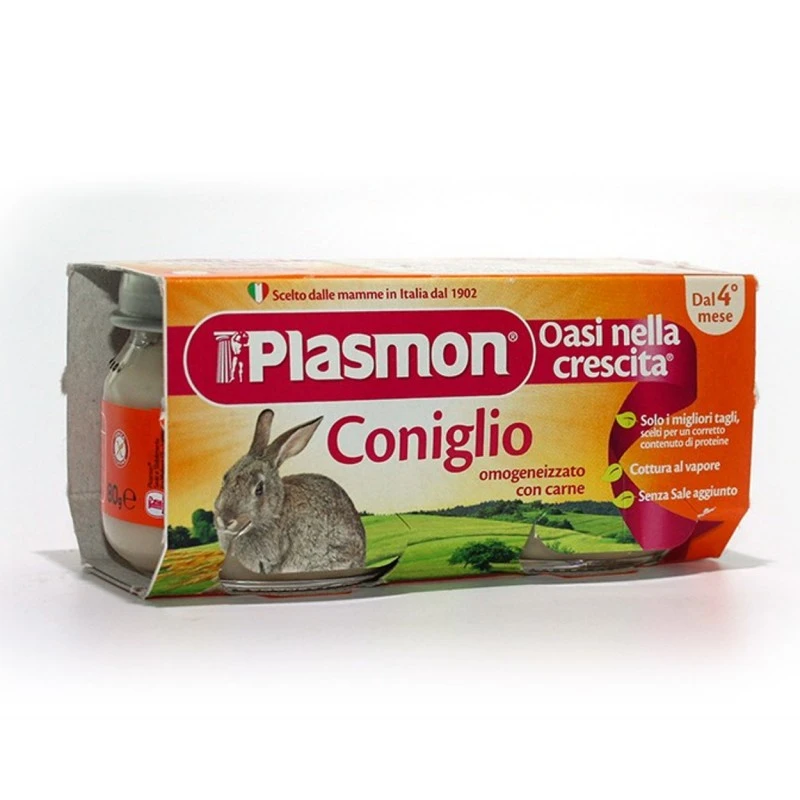 Omogeneizzato Coniglio 2 X 80g 1 Omogeneizzato Coniglio 2 X 80g