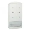 Foppapedretti Armadio Lovely Con Piano Regolabile E Barre Appendiabiti