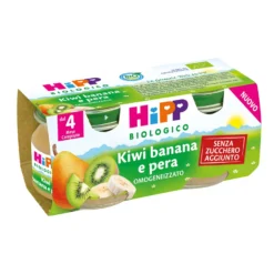 Hipp Omogeneizzato Bio Kiwi Banana E Pera 2 X 80g