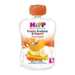 Hipp Frutta Frullata Bio Frutti Gialli E Yogurt 100 G