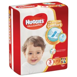 HUGGIES Pannolini Ultra Comfort Midi 3 21 Pezzi