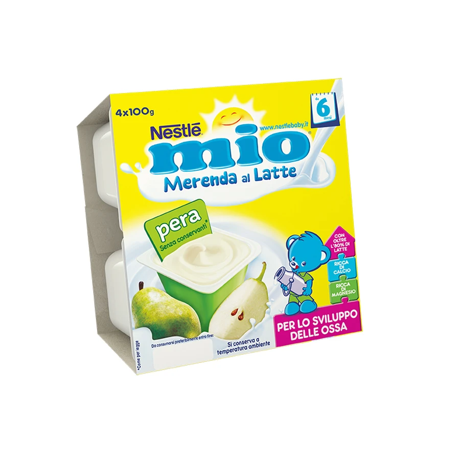 Nestlé® Merenda Lattea Pera 4 X 100g 1 Nestlé® Merenda Lattea Pera 4 X 100g
