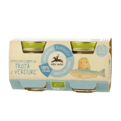 Omogeneizzato Di Trota E Verdure Biologico 2 X 80 G