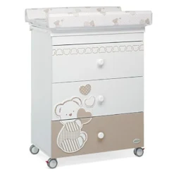 Foppapedretti Bagnetto Fasciatoio Dolcecuore Ribaltabile Con Vaschetta Anatomica