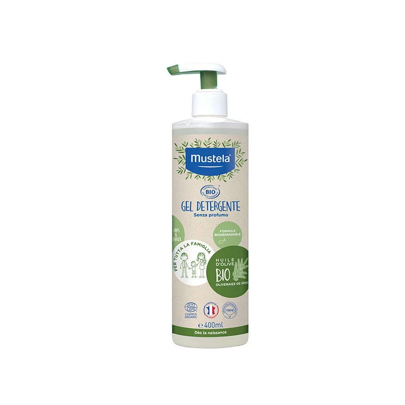 Mustela Gel Detergente Bio Corpo E Capelli 400ml 1 Mustela Gel Detergente Bio Corpo E Capelli 400ml