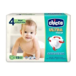 CHICCO Pannolini Ultra Fit&Fun Taglia 4 Maxi - 19 Pezzi