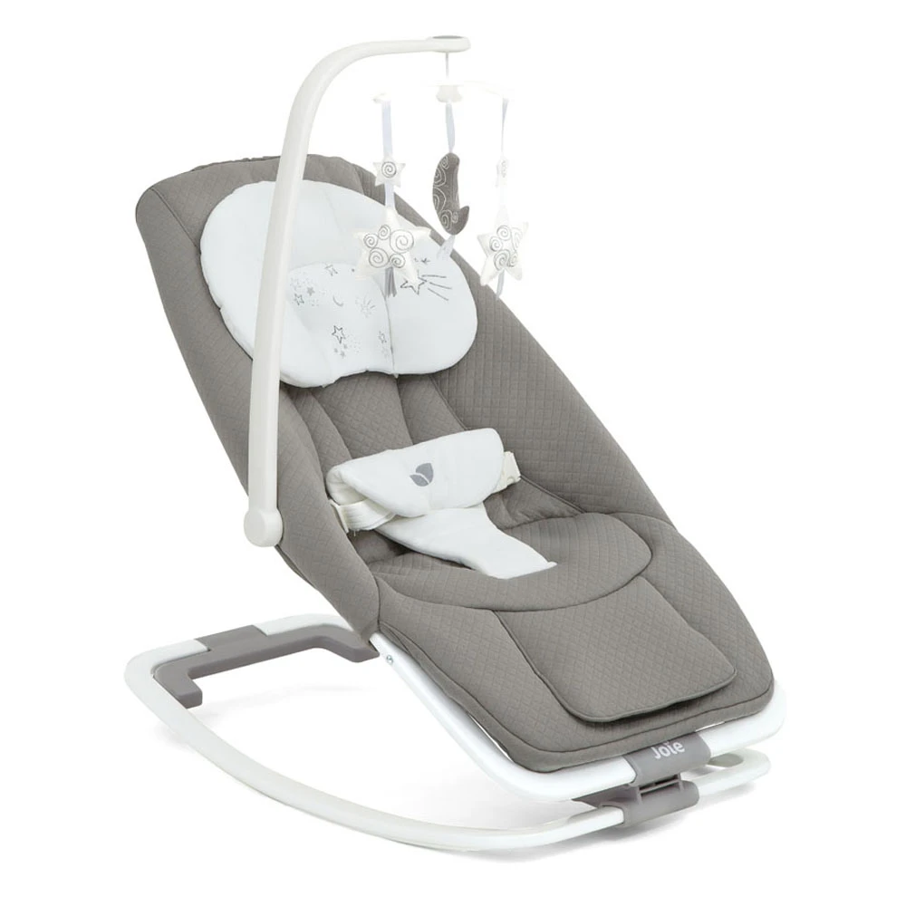 Joie Sdraietta A Dondolo Dreamer Con Vibrazione Regolabile, Pannello Musicale E Arco Giochi 5 Joie Sdraietta A Dondolo Dreamer Con Vibrazione Regolabile, Pannello Musicale E Arco Giochi - immagine 5