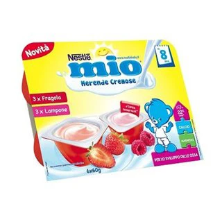 Nestlé® Merenda Cremosa Fragola E Lampone 1 Nestlé® Merenda Cremosa Fragola E Lampone