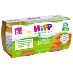 Hipp Omogeneizzato Bio Carote E Lenticchie