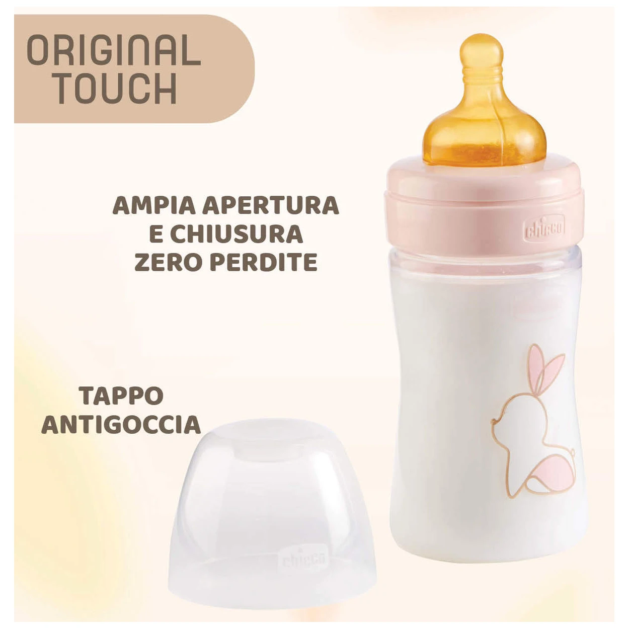 CHICCO Biberon Original Touch In Plastica 150ml 3 CHICCO Biberon Original Touch In Plastica 150ml - immagine 3