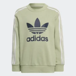 ADIDAS Tuta Crew Set Verde -Bambino Prodotti Negozio 0066435 tuta crew set verde