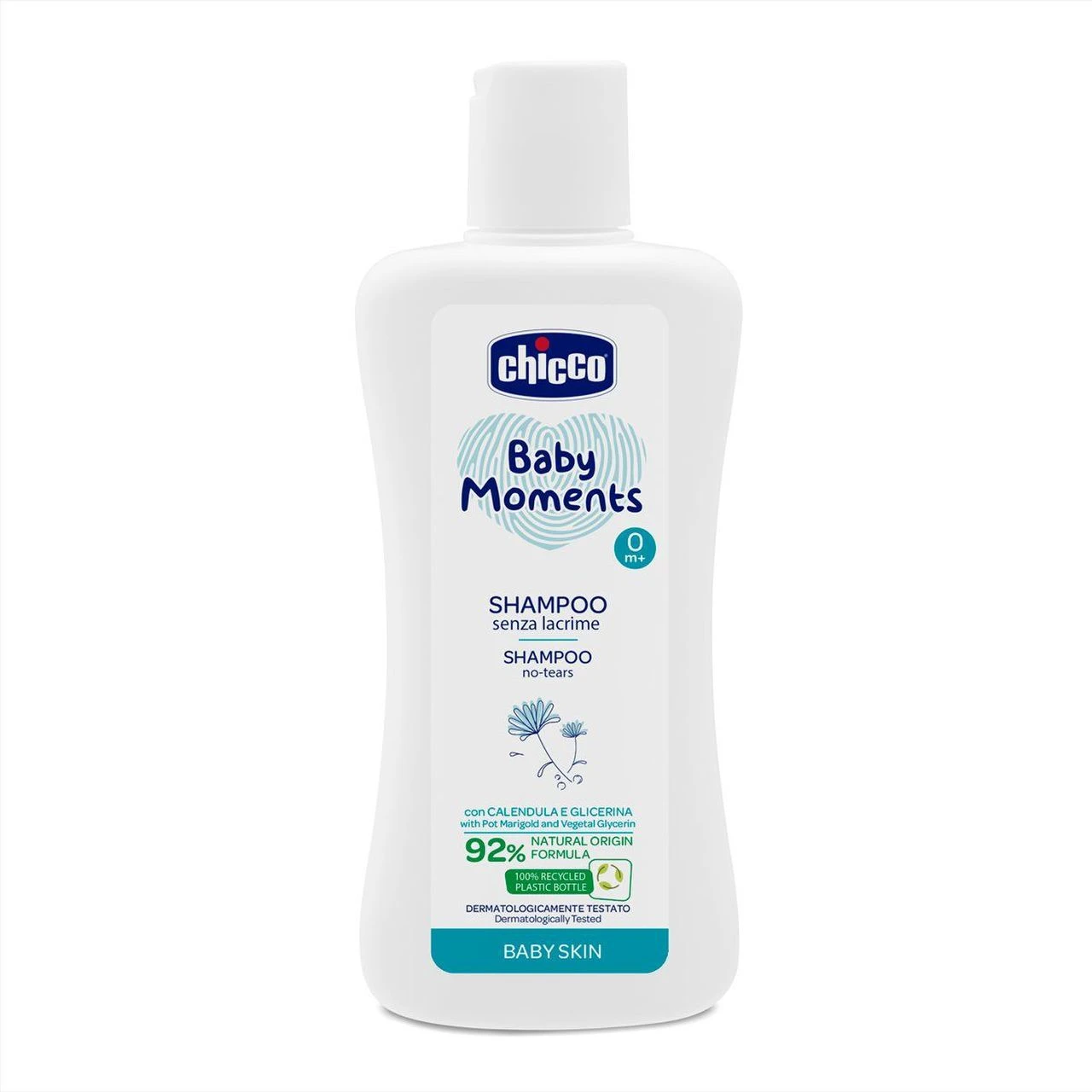 Chicco Shampoo Capelli Bambino Con Calendula Formula Senza Lacrime - Formato 200ml, 500ml 1 Chicco Shampoo Capelli Bambino Con Calendula Formula Senza Lacrime - Formato 200ml, 500ml