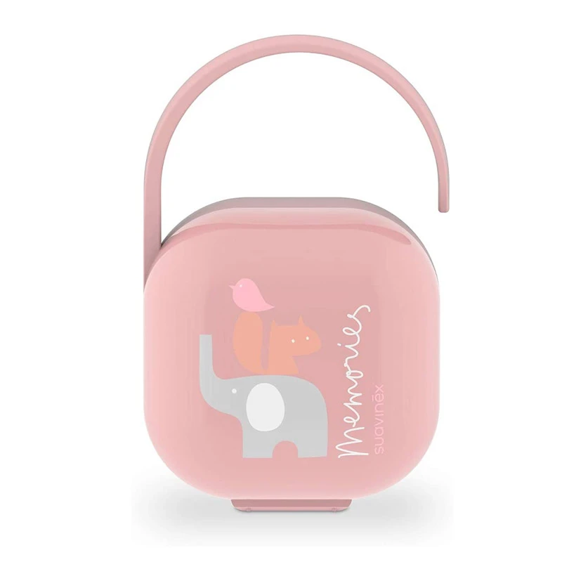 Suavinex Scatolina Porta Succhietto Duo Rosa 1 Suavinex Scatolina Porta Succhietto Duo Rosa