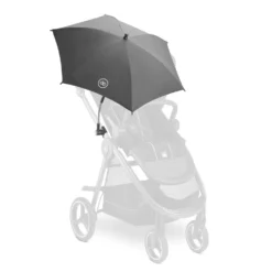 Ombrellino Parasole Per Passeggino - Black -Bambino Prodotti Negozio 0074489 ombrellino parasole per passeggino black
