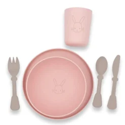 Bamboom Set Pappa Piatto, Scodella, Bicchiere, Posate Per Bambino -Bambino Prodotti Negozio 0074511 bamboomset pappa piatto scodella bicchiere posate per bambino