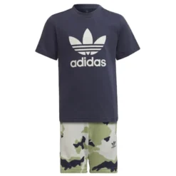 ADIDAS Short Tee Set Blu