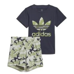ADIDAS Completo Camo Shorts And Tee