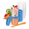 Philips Avent Set Via Gourmet - 20 Vasetti Conservapappe + Cucchiaino