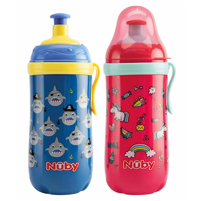 Nuby Borraccia Sipper Pop-Up 360 Ml - 18+ Mesi 1 Nuby Borraccia Sipper Pop-Up 360 Ml - 18+ Mesi