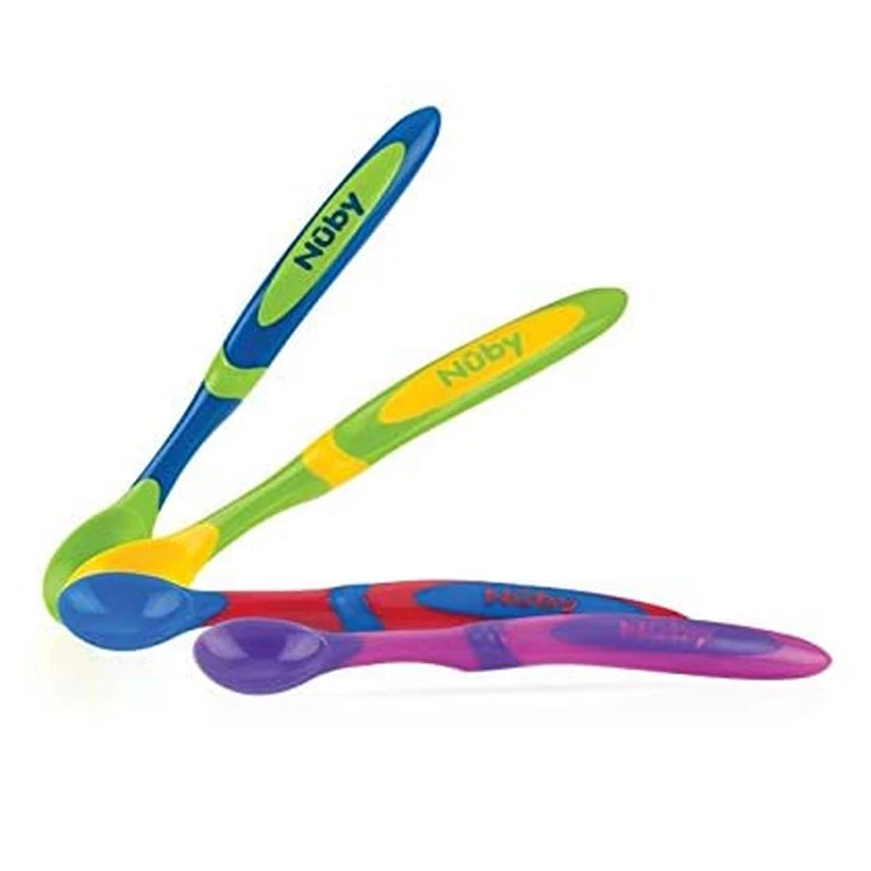 Nuby Set 4 Cucchiaini Seconda Età 2 Nuby Set 4 Cucchiaini Seconda Età - immagine 2
