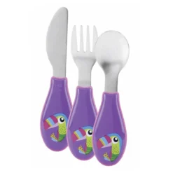 Nuby Set Posate Forchetta Coltello Cucchiaio In Inox 8 Nuby Set Posate Forchetta Coltello Cucchiaio In Inox -Bambino Prodotti Negozio 0075644 set posate forchetta coltello cucchiaio in inox