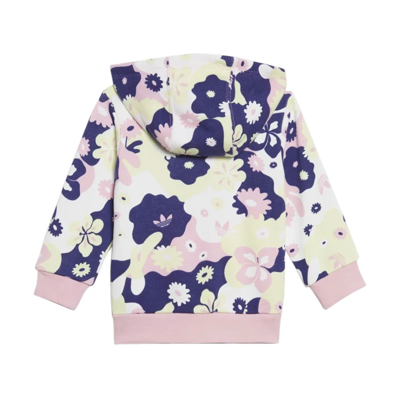 ADIDAS Completo Flower Print Full-Zip Hoodie 2 ADIDAS Completo Flower Print Full-Zip Hoodie - immagine 2