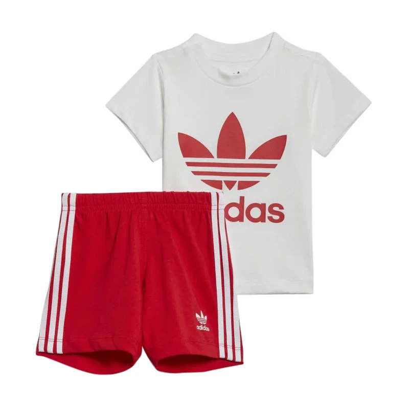 ADIDAS Completo Trefoil Shorts Tee 1 ADIDAS Completo Trefoil Shorts Tee