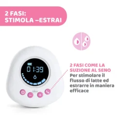 CHICCO Tiralatte Elettrico Naturally Me -Bambino Prodotti Negozio 0079533 tiralatte elettrico naturally me