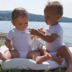 Bamboom Body Bambino Maniche Corte In Bambù Organico - Bianco -Bambino Prodotti Negozio 0080436 bamboom body bambino maniche corte in bambu organico bianco