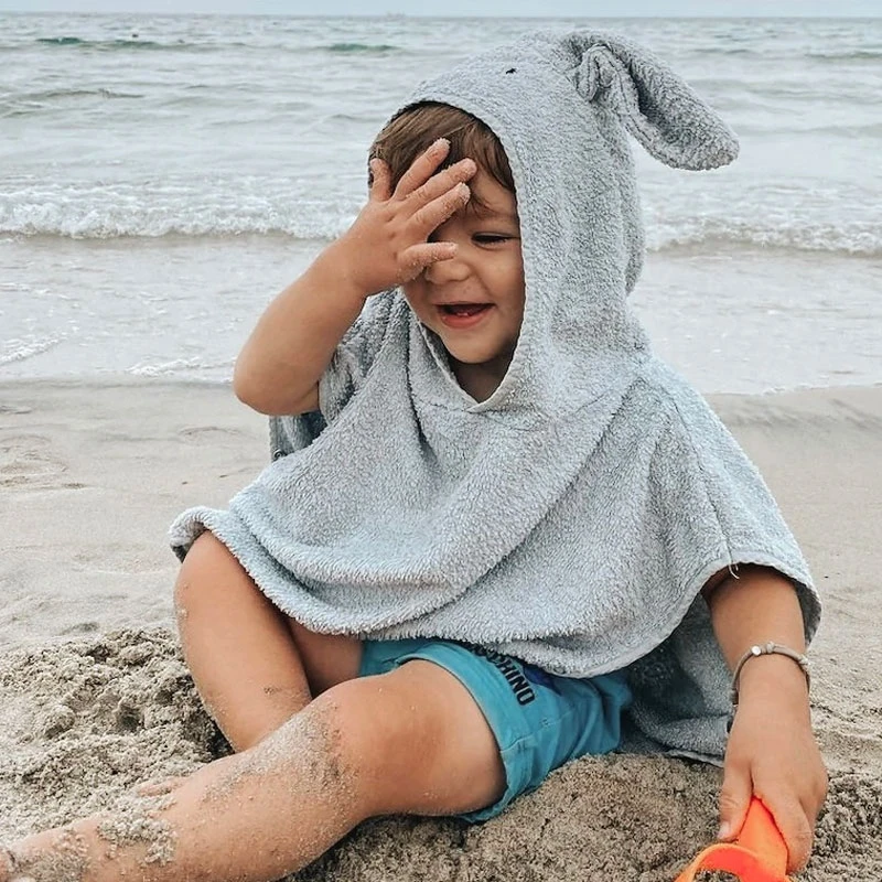 Bamboom Poncho Bambino In Bambù Organico 2-4 Anni 6 Bamboom Poncho Bambino In Bambù Organico 2-4 Anni - immagine 6