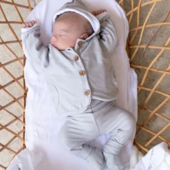 Bamboom Cardigan Felpato Con Cappuccio Pure Per Neonato - Grey Ivory 5 Bamboom Cardigan Felpato Con Cappuccio Pure Per Neonato - Grey Ivory -Bambino Prodotti Negozio 0080958 bamboom cardigan felpato con cappuccio pure per neonato grey ivory