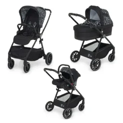 Foppapedretti Trio Divo Travel System Con Passeggino Leggero In Alluminio, Navicella E Seggiolino Auto Gruppo 0+